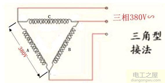 电机星三角接线方法及星三角启动的电路原理图