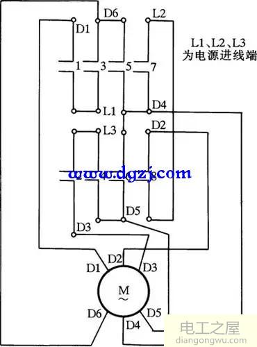 电机降压启动接线图及电机降压启动接线方法