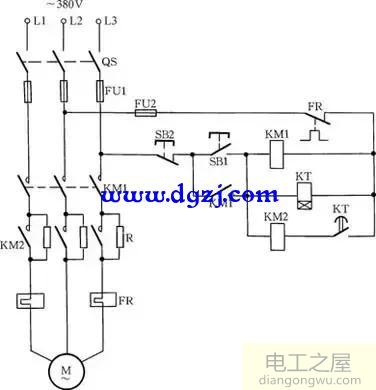 电机降压启动接线图及电机降压启动接线方法