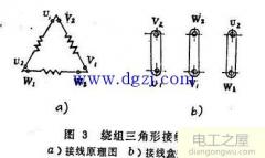 三相异步电动机实物接线图(三相异步电动机两种接线方法图解)
