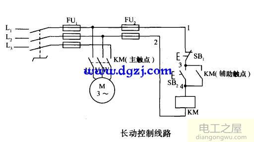 电动机启动接线原理图电路图大全